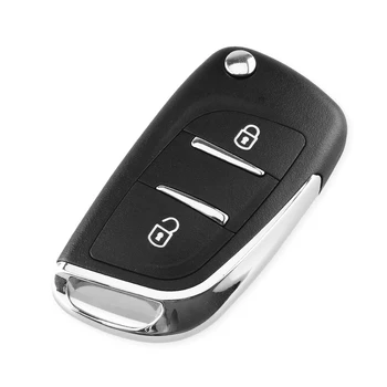KEYYOU 2/3Button zmodyfikowany klucz samochodowy Shell Remote Key Fobr pokrowiec Etui dla Citroen VTR Coupe C2 C4 C5 C6 C8 Berlingo Xsara Picasso