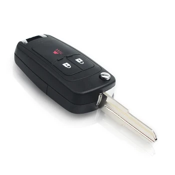KEYYOU wymiana składany 3 przyciski zdalnego klucza Shell etui do CHEVROLET Cruze Spark Flip Remote Key Fob 3 przyciski