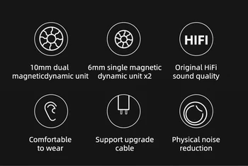 KZ DQ6 3 dynamiczny sterownik HIFI słuchawki douszne muzyka sportowy zestaw słuchawkowy 3DD wysokiej rozdzielczości KZ ZSX ZS10 PRO TRN V90S BA5