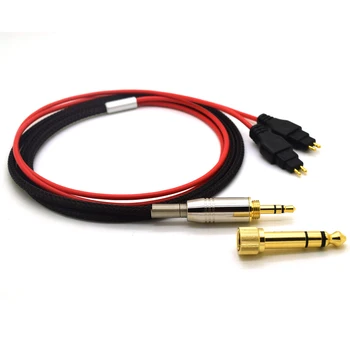 Kabel do słuchawek Sennheiser HD600 HD650 HD525 HD545 HD565 HD580 wymiana słuchawki kabel audio kable 3,5 mm do 6,35 mm jack