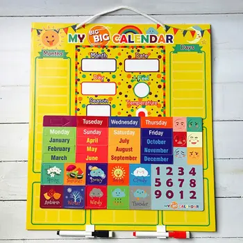 Kalendarz Pogody Tablica Magnetyczna Rozwój Szkolenia Edukacja Zabawki Dla Dzieci