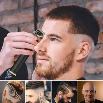Kemei Hair Clipper męski elektryczny trymer do włosów 0 mm łysy fryzura narzędzie Wielofunkcyjny zestaw do strzyżenia włosów profesjonalny domowy fryzjer