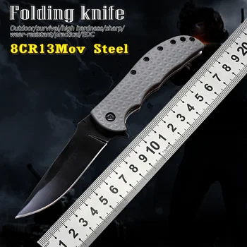 Kershaw 3650 składany nóż 8CR13 stal multi-twardość odkryty taktyczny nóż przetrwania G10 uchwyt kemping narzędzie EDC nóż do czyszczenia warzyw