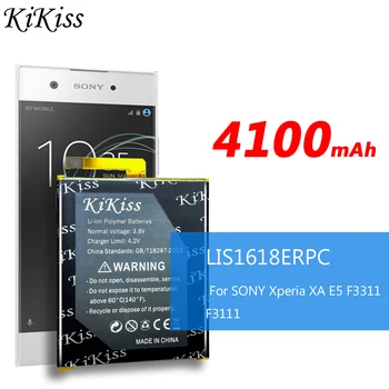 KiKiss bateria do Sony Xperia XA F3111 F3112 E5 F3116 F3115 F3311 F3313 LIS1618ERPC bateria 4100mAh
