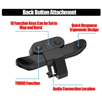 Kontroler tylna przycisk mocowania drążka tylna przycisk turbo-kluczem do SONY PS4 28TE