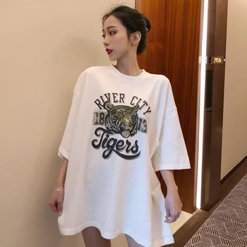 Koszulki kobiety kreskówka ładny prosty wolny meble ubrania Wszystko-mecz wysokiej jakości kobiety koreański styl moda studenci Harajuku panie