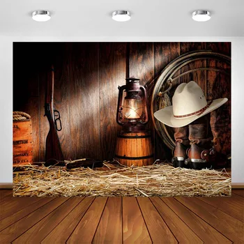 Kowboj tło stare drewniane stodoły koń Zachód USA Zachodnia zdjęcie w tle scena jesień, dzieci, dziecko, Zdjęcia tła