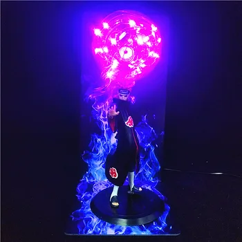 Kreatywna Lampa Naruto Led Lampa Stołowa Six Penn Lights Świecące Zabawki Kreatywne, Lampka Nocna Dropshipping