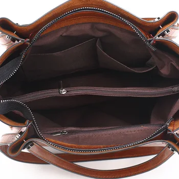 Krowi skórzana torebka torebki damskie ze skóry naturalnej duże torby damskie duże rocznika kobiece biurowe, torby na ramię dla kobiet Tote C1279