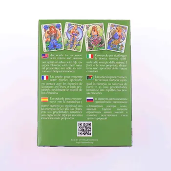 Kwiaty Wyrocznia Tarot karty gry jasna wersja angielska rodzinne wakacje party gra planszowa karty z