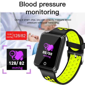 LIGE 2019 New Men Women Smart Sport Watch fitness-tracker krokomierz ciśnienie krwi, tętno ciśnienie krwi oxy Monitor Smart Band+Box