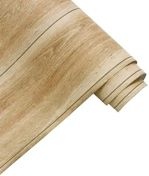 LUCKYYJ Peel And Stick Faux problematyczne drewniane deski tapety Winylowe samoprzylepne kontaktowe papieru do sypialni łazienka Wystrój ścian