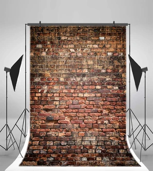 Laeacco Wall Backdrops For Photography Old Brick Wallpaper Party Baby Photographic Portrait Tła Photocall Photo Studio