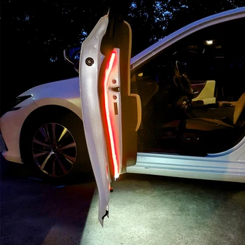 Led samochodowe drzwi światła 120 cm przeciwdziałające kolizjom stroboskop migający bezpieczeństwa lampa do Peugeot 307 408 207 205 206 407 107 308 4008 507 508