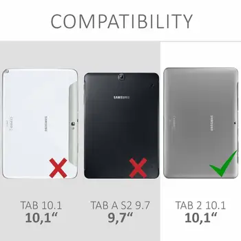 Liczi klapki skórzane etui z imitacji skóry etui do Samsung Galaxy Tab 2 10,1 cala GT-P5100 P5110 P5113 Smart Tablet Case+folia+uchwyt