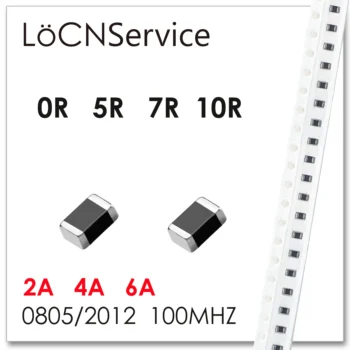 LoCNService 0805/2012 100 Mhz 4000ШТ 2A 4A 6A wielowarstwowy układ koraliki ferrytowe 0R 5R 7R 10R 25% wysokiej jakości 2000mA 4000mA 6000mA