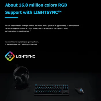 Logitech New G Pro Wireless Gaming Mouse HERO Sensor optyczny myszy z киберспортивной wydajnością PC Gamer