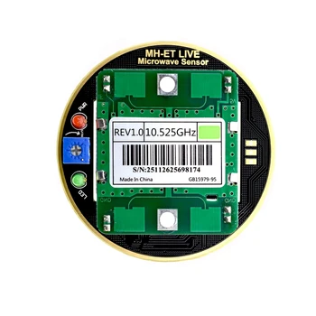 MH-ET LIVE HB100 X 10.525 GHz kuchenka mikrofalowa czujnik 2-16M doppler radar indukcyjny przełącznik ludzkiego ciała moduł do ardunio
