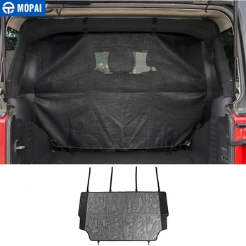 MOPAI układanie sprzątanie dla Jeep Wrangler JK JL bagażnika samochodu Pet izolacja netto torba do przechowywania akcesoria do Jeep Wrangler 2007-2019