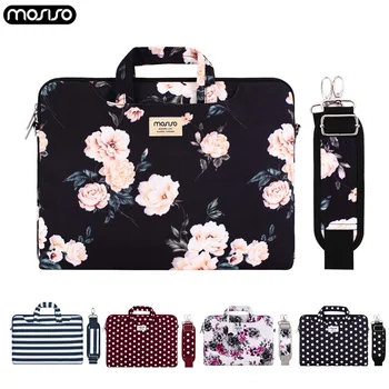 MOSISO płótnie torby na laptopa dla kobiet 13.3 14 15 15.6-calowy Macbook Air 13 
