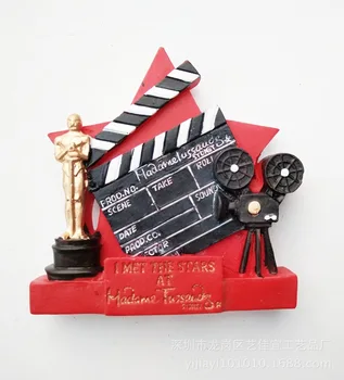 Magnes na lodówkę pamiątka Oscara film magnesy na lodówki statuetka Oscara żywicy magnesy na lodówkę vintage wystrój domu