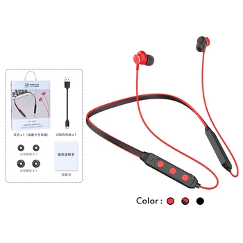 Magnetyczna Bezprzewodowa zestaw słuchawkowy Bluetooth V4.2 pasek na szyję Słuchawki dla iPhone Samsung uniwersalny sport z mikro stereo przenośny