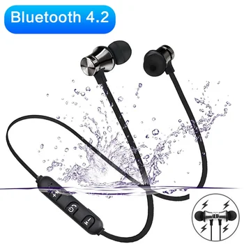 Magnetyczne Bezprzewodowe Bluetooth Douszne Słuchawki Sportowe, Słuchawki Dla Iphone Xiaomi Huawei