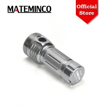 Mateminco MT07 7*Luminus SST20 5500lm 415m potężny 21700 18650 USB Type C Akumulator latarka led lampa do samoobrony