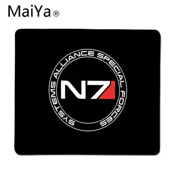 Maya wysokiej jakości Mass Effect N7 DIY Szablon gry podkładka pod mysz Bezpłatna wysyłka Duży podkładka do myszy, klawiatury mata