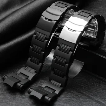 Metalowe wysokiej jakości paski do zegarków pasek ze stali nierdzewnej do Casio GW-A1100FC GW-A1000 16 mm inteligentny zegarek wymiana nadgarstka bransoletka