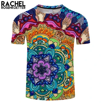 Microcosm Mandala By Rachel Rosenkoetter Art 3D t-shirt koszulka męska letnia koszulka z nadrukiem, koszulki z krótkim rękawem topy odzież uliczna 6XL