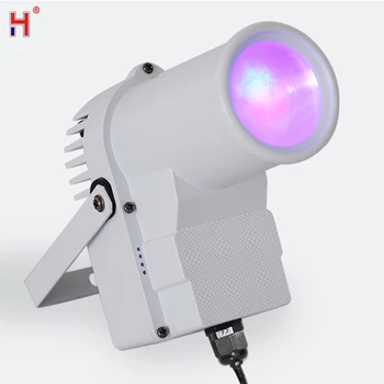 Mini Led Light Stage RGBW Spotlight Beam Lyre projektor 10 W 3 / 7Channel przenośny Pinspot Dmx512 Dj Disco Ball Stage lampa