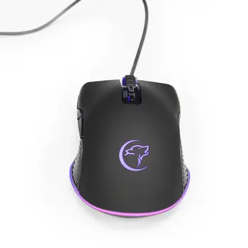 Mini mysz optyczna przewodowa mysz 4 kolory światła led do gier myszy G830 dla graczy PC komputer laptop notebook akcesoria