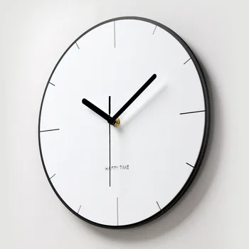 Minimalistyczny Nowoczesny Design Zegar Ścienny Dekoracje Do Domu Skandynawski Salon Głupi Zegarek Kwarcowy Zegarek Sztuka Osobowość Квартовая Igła
