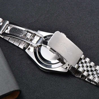 Moda on taras 40 mm mechaniczny męski zegarek GMT szkło szafirowe męskie zegarek automatyczny kalendarz zegarek męski 2020 top luksusowej marki