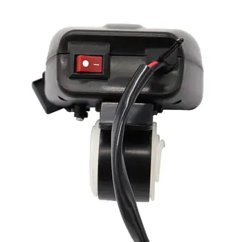 Motocykl motocykl podwójna ładowarka USB LED cyfrowy wyświetlacz napięcia termometr