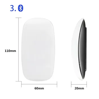 Mysz bezprzewodowa Bluetooth ergonomiczny ultra dotykowy przenośny biurowe optyczna myszka Mause do laptopa Xiaomi Apple Mac PC