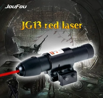 Myśliwski taktyczny JOUFOU Red&green Laser Sight Scope Set With Mount