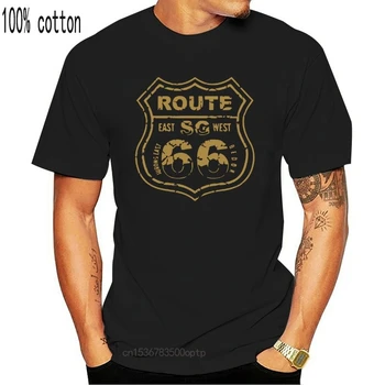 Męska koszulka Route 66 SG P142C Route 66 T Shirt Printed T-Shirt top tees