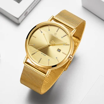 NAVIFORCE para zegarki luksusowe mężczyzna kwarcowy zegarek kobiety proste zegarek Zegarki dla mężczyzn kobiet wodoodporny miłośników prezent zegarek 2019
