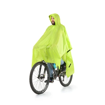 Naturehike 3 w 1 z kapturem poncho deszcz wodoodporny płaszcz kurtka dla mężczyzn kobiet dorosłych odkryty camping turystyka namiot mata NH17D002-M
