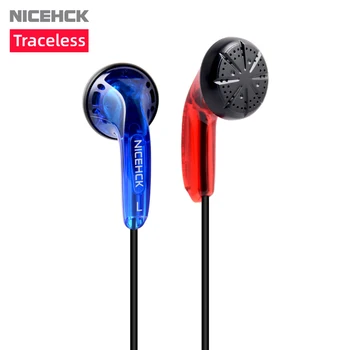 NiceHCK Bezśladowy 3.5 mm HIFI Earbud 15.4 mm Dynamic Driver Unit DJ Bass słuchawki przewodowe HD mikrofon słuchawki ME80/EB2/B40 VIDO