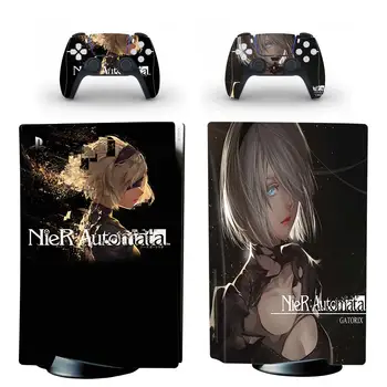 Nier Autonata PS5 Disc Edition Skin Sticker for Playstation 5 Console & 2 Controllers Decal Vinyl Protective Skins Style 2