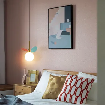 Nordic flower garden Art Tree Single nasufitowe Creative Designer salon sypialnia dla dzieci nocne przejście dekoracji oprawy