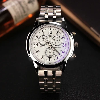 Nowa lista Yazole męski zegarek luksusowej marki zegarek Kwarcowy zegarek moda skórzane paski zegarki tanie zegarki sportowe, zegarki męski relogio