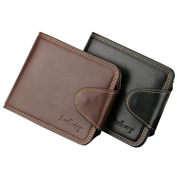 Nowa moda baellerry męskie skórzane portfele krótki designerski portfel śruby portfel z монетным kieszeni posiadacz karty dla mężczyzny