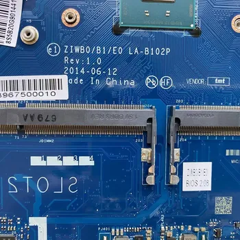 Nowa płyta główna laptopa LA-B102P ZIWB0/B1/E0 do płyty głównej LENOVO B40-30 z procesorem N2840 bez złącza linii papilarnych przetestowany