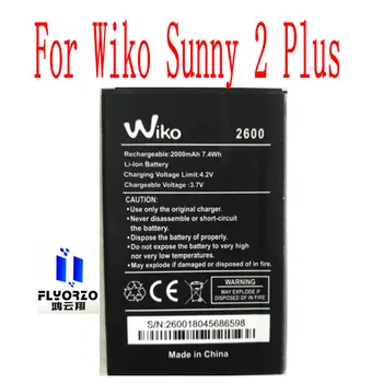 Nowa, wysokiej jakości bateria 2000mAh WIKO 2600 do telefonu Wiko Sunny 2 Plus