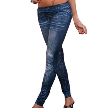 Nowe elastyczne sexy skinny elastyczne damskie jeansowe dżinsy wyglądają legginsy i rajstopy spodnie
