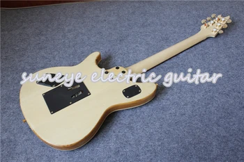 Nowy Przyjazd Chiny Custom Shop Wolfg Gitara Elektryczna Naturalne Drewno Pikowana Wykończenie Gitary Electrica Leworęczny Dostępne